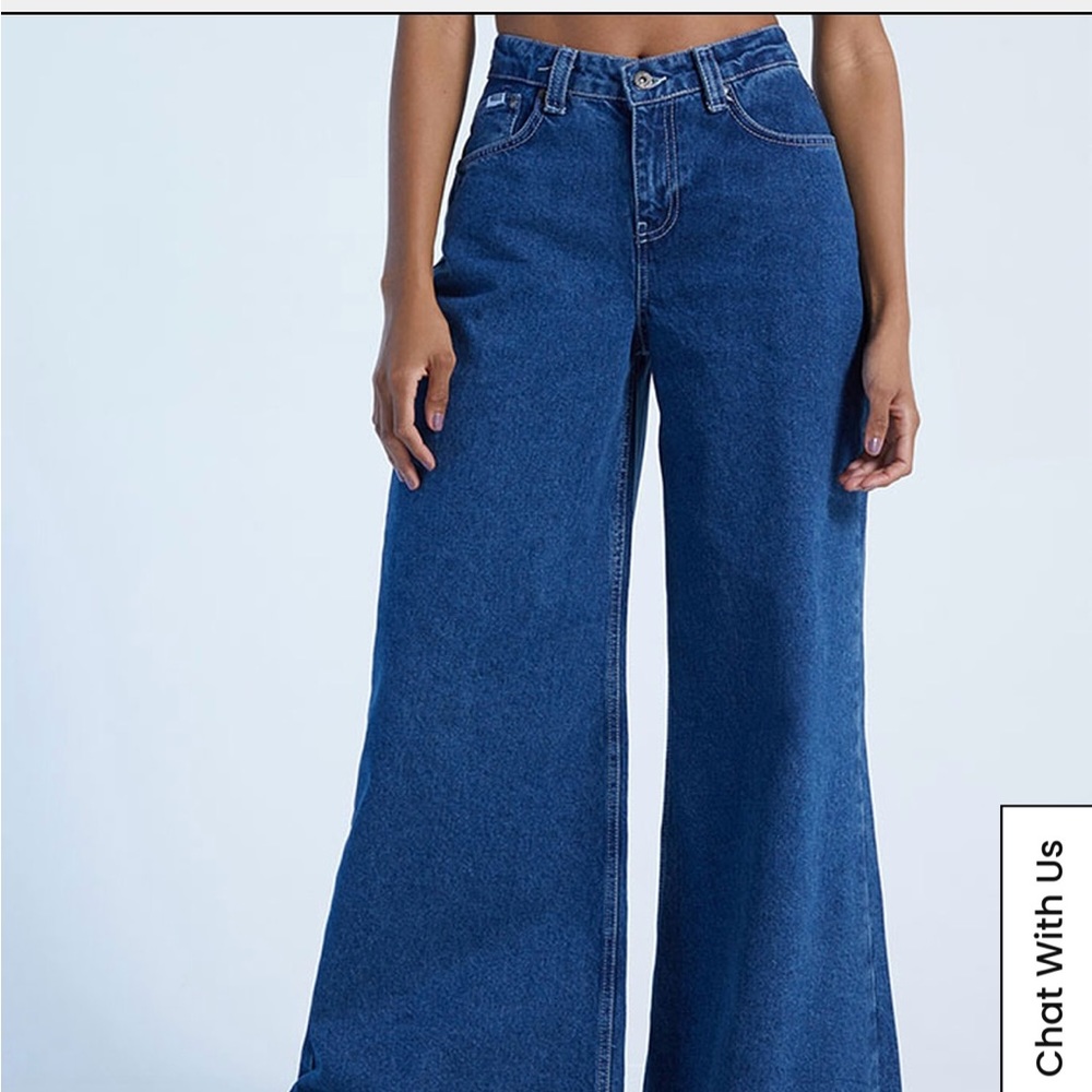 The Ragged Priest Organic Sweeper Wide Leg Jeans